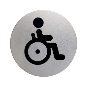 83mm Disabled symbol picto door sign