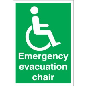 297x210mm Emergency Evacuation Chair - Rigid