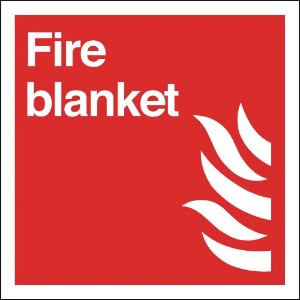 200x200mm Fire Blanket - Rigid