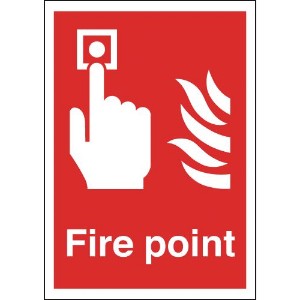 210x148mm Fire Point - Self Adhesive