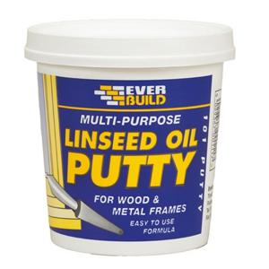 1kg Putty Linseed Oil Multi Purpose - Natural