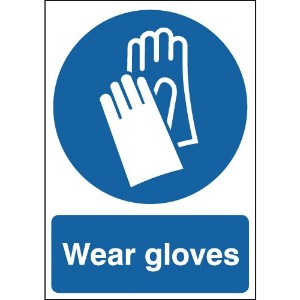 210x148mm Wear Gloves - Rigid