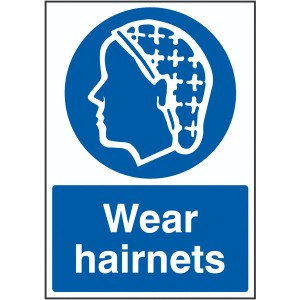 100x250mm Wear Hairnets - Rigid