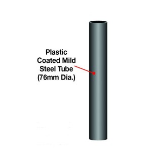 2.5mm Steel Post - Grey
