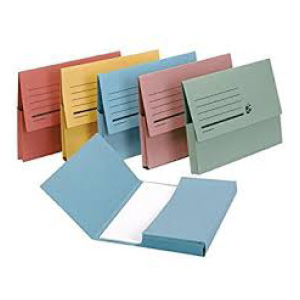 FixFirm® Document Wallet FC Assorted Pack of 50