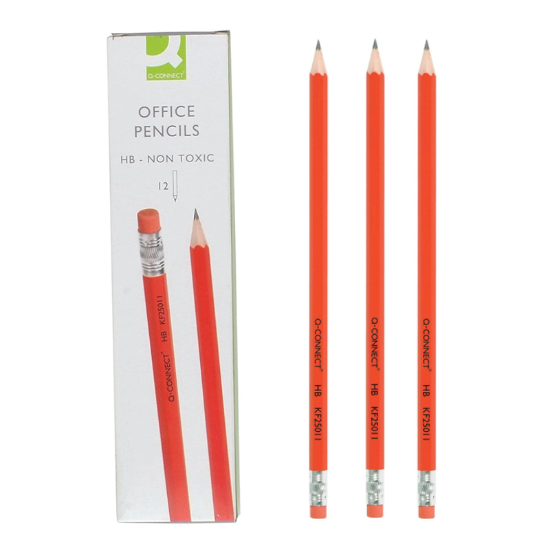 FixFirm® Pencil HB Rubber Tipped Pack of 12