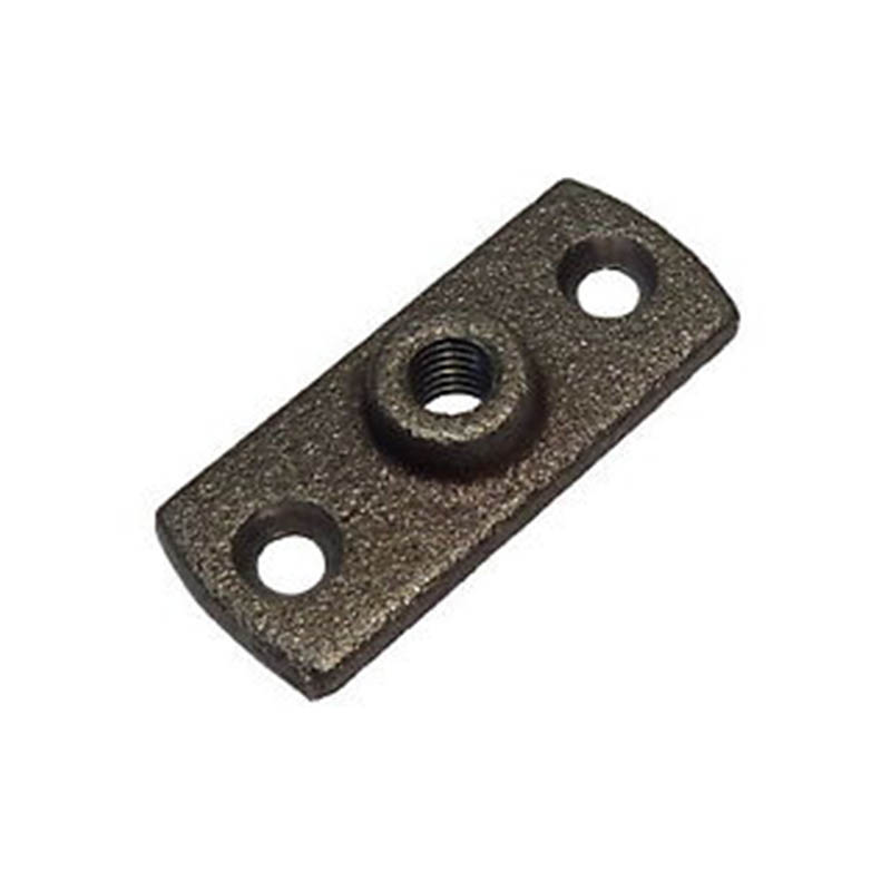 M10 Cast Malleable Iron Female Pipe Bracket Backplate