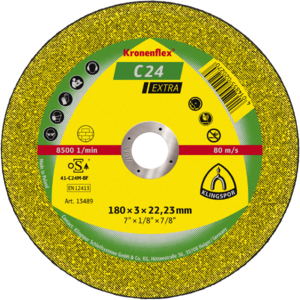 180x3.0mm Klingspor C24EX Stone Cutting Discs Flat