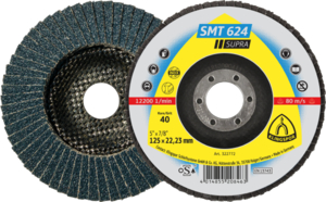 115x22/40g SMT 624 Klingspor Convex Abrasive Mop Discs