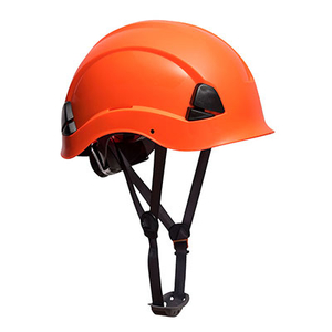 Orange PS53 Endurance Working at Height Safety Helmet - With Chin Strap