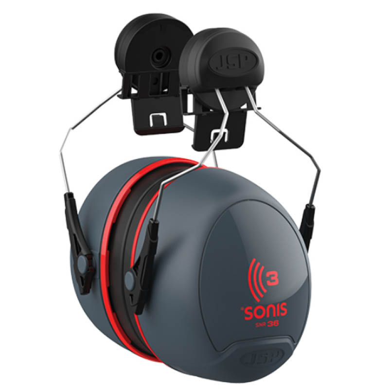 Sonis®3 JSP Helmet Mounted Ear Defenders 36dB SNR - AEB040-0C1-A00
