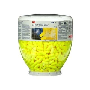 3M EARSoft Yellow Neon Ear Plugs One Touch - Refill Pack of 500