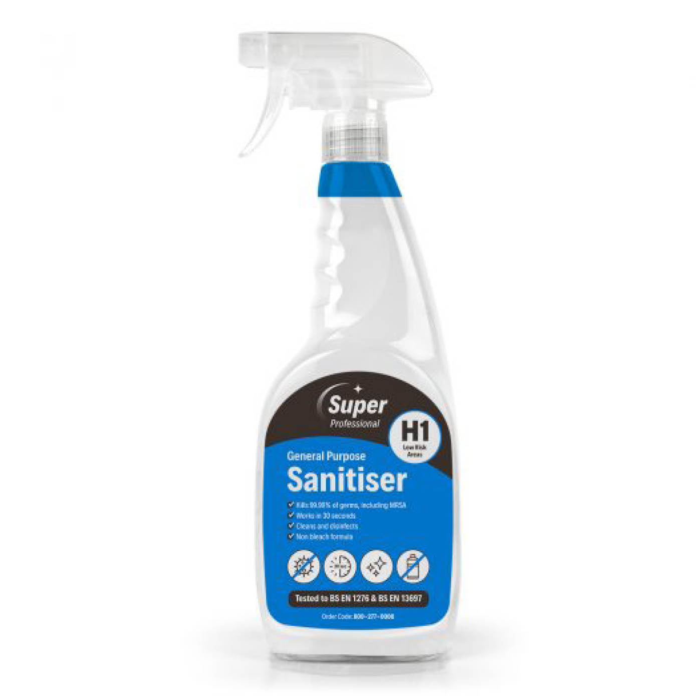 750ml JaniClean® Antibacterial General Purpose Sanitiser Trigger Spray - H1