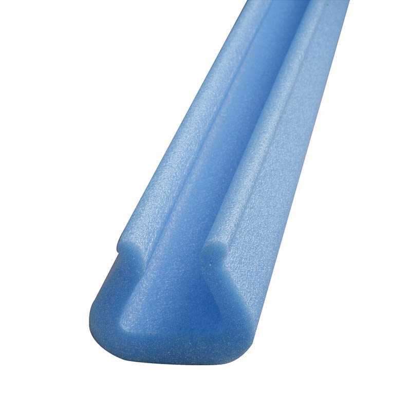 Blue U-Profile TemporGuard® Foam Door/Handrail Protector - 45-60mmx2m