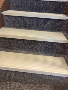 750x210mm Grey TemporGuard® PVC Stair Tread / Door Sill Protector