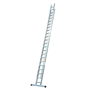5.5m ElevatePro® Double Extension Aluminium Ladder EN131 c/w Stabiliser