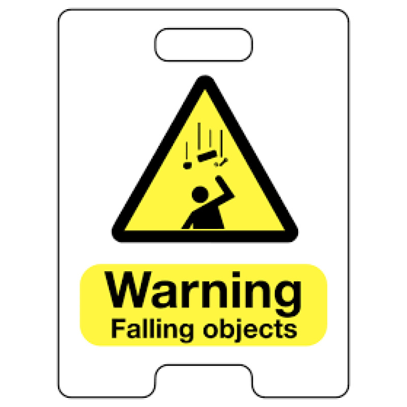 600x450mm Warning Falling Objects Temporary Floor Stand