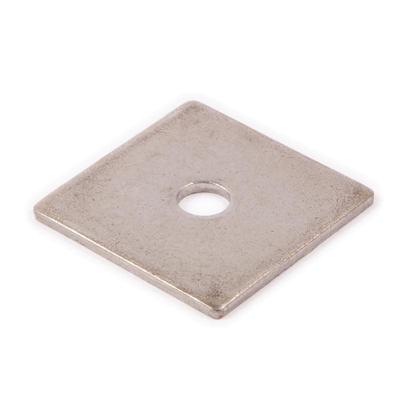 24 M12 50 x 50 x 3mm A2 STAINLESS STEEL SQUARE PLATE CONSTRUCTION WASHERS * 