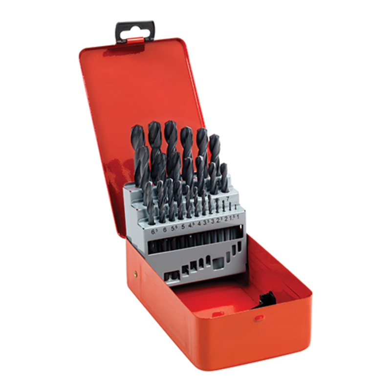 20 Pc Mini HSS Twist Micro-Drill Bits Set Index 61-80 W/Steel Hand...