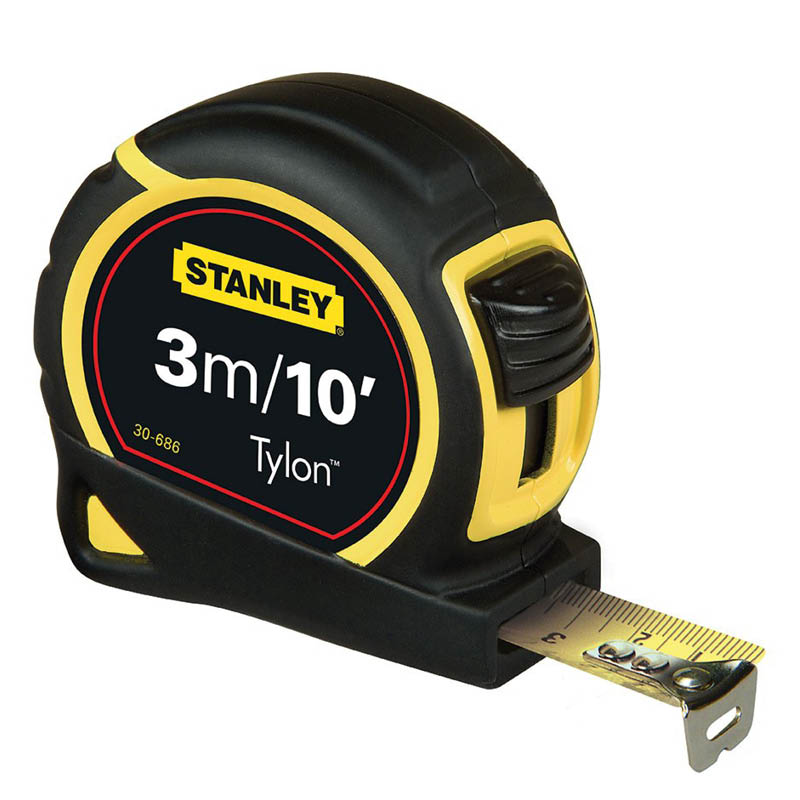 2 x Stanley Tape Measure 5m/16" and 3m/10" 