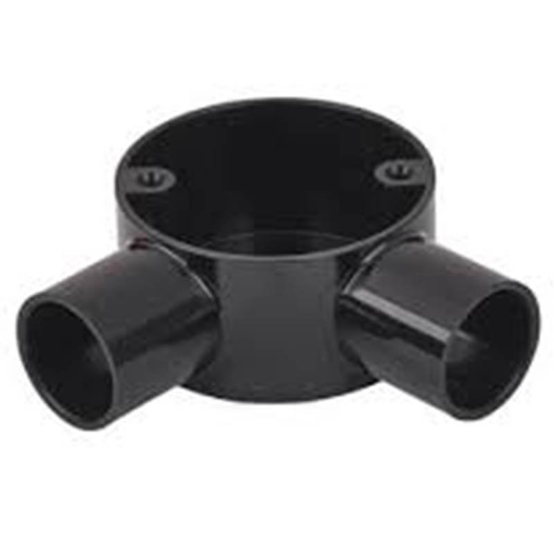 20mm Black PVC Conduit Angle Box PVC Conduit Accessories Cable