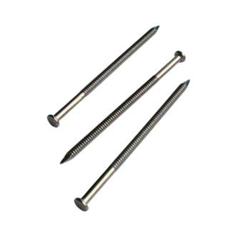 30x2.1mm Stainless Steel Annular Ring Shank Cladding/Fixing Pin Nails (250 per box)