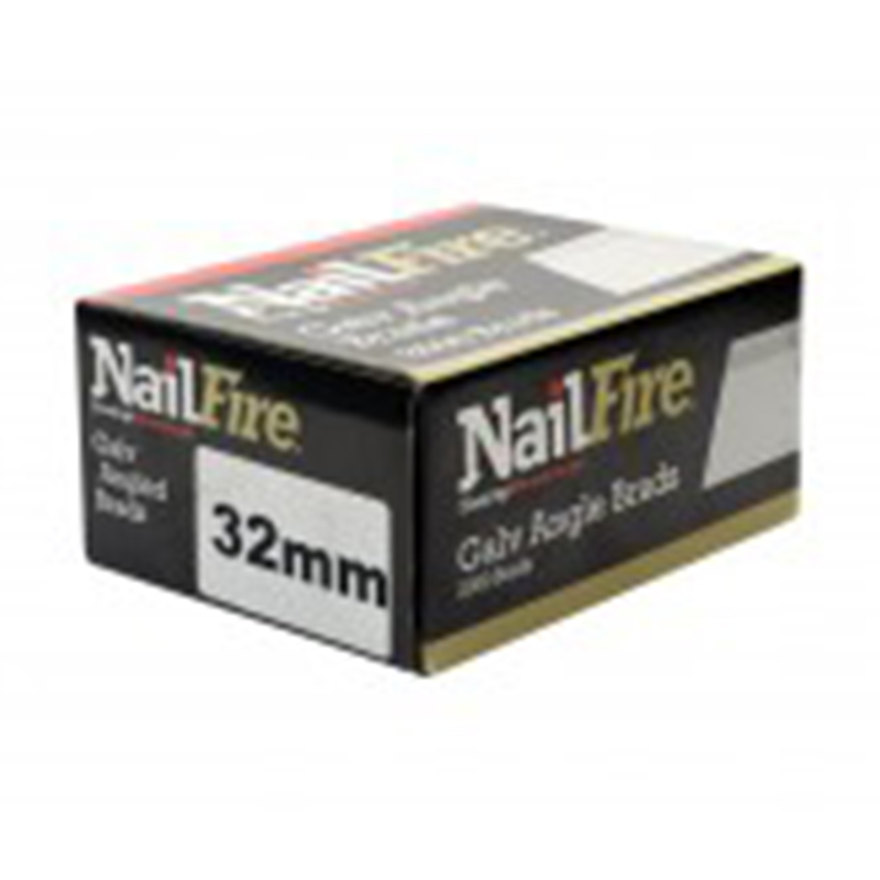 38mmx16g NailFire Stainless Steel Angled Brad Nail & Fuel Packs (Box of 2000)