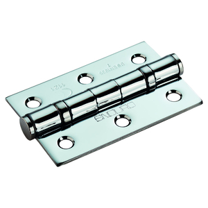 76x51x2mm Grade 7 Ball Bearing Butt Hinge - PSS Polished Stainless Steel - 1 Pair (2)