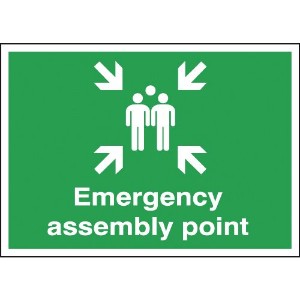594x420mm Emergency Assembly Point - Self Adhesive