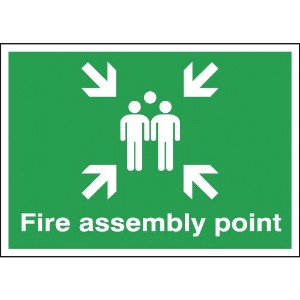 297x210mm Fire Assembly Point - Rigid