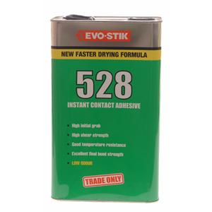 1 Litre EVOSTIK EVO528 Contact Adhesive One-Part Beige 