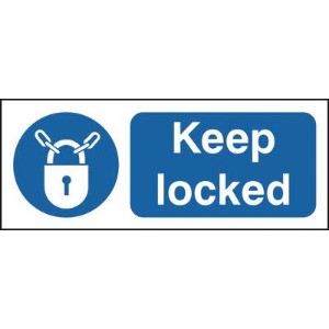100x250mm Keep Locked - Rigid