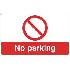 300x500mm No Parking - Reflective Sign