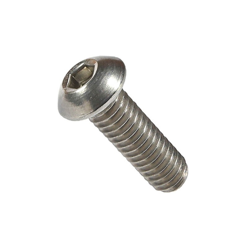 M6x16 A4 316 Stainless Steel Button Head Socket Screws - ISO7380