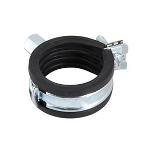 BISMAT Flash BZP EPDM Lined Pipe Clip M8/10 - 15-18mm