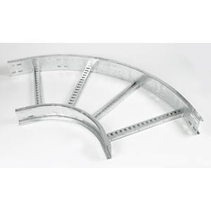 FBH300/H150HG 300x150Hmm HDG 90 Degree Cable Ladder Flat Bend