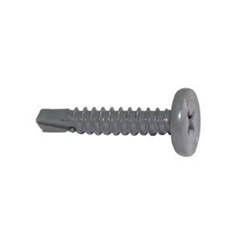4.8x15mm BZP Self Drill Clip Fixing Screws with Bowl Head