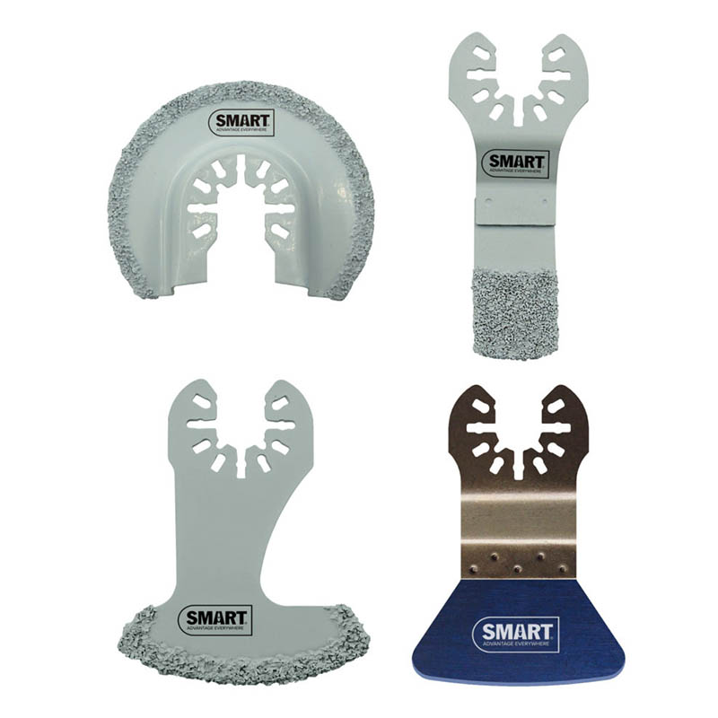 4 Piece SMART Trade Series Tiling/Grout Multi-Tool Blade Set - SM4-TK