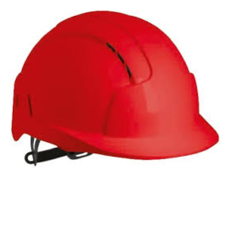 Red EVOLite Mid Peak Vented Wheel Adjustable Helmet