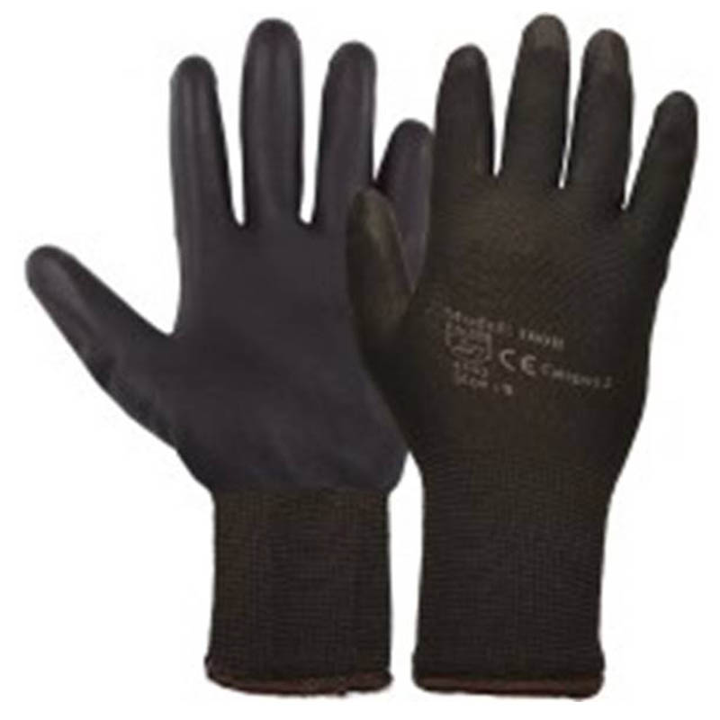 Size 7 S Axxion Close Fit PU Coated Palm Gloves - Cut Level 1