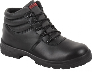 Size 10 ArmorToe® Premium Black Safety Boot - Metatarsal Protection