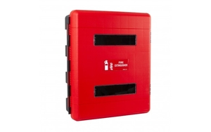 Double ExtinguishX® Fire Extinguisher Cabinet