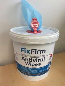 FixFirm® Antiviral Wipes - Bucket of 1000 Wipes