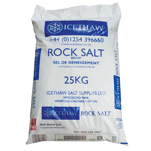 White Deicing Salt 'Rock Salt' - 25kg