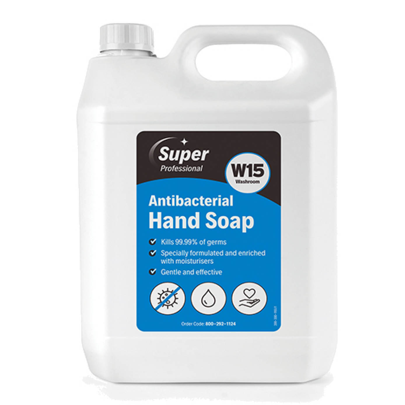 5 Litre JaniCare® Antibacterial Liquid Hand Soap - Bulk Fill - W15
