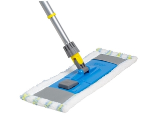 Microfibre JaniClean® Flat Mop With Extending Handle