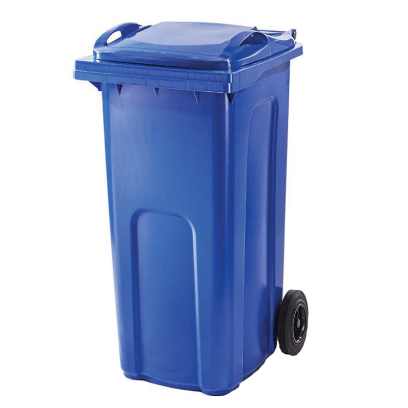 240 Litre BLUE JaniCare® Plastic Wheelie Bin 
