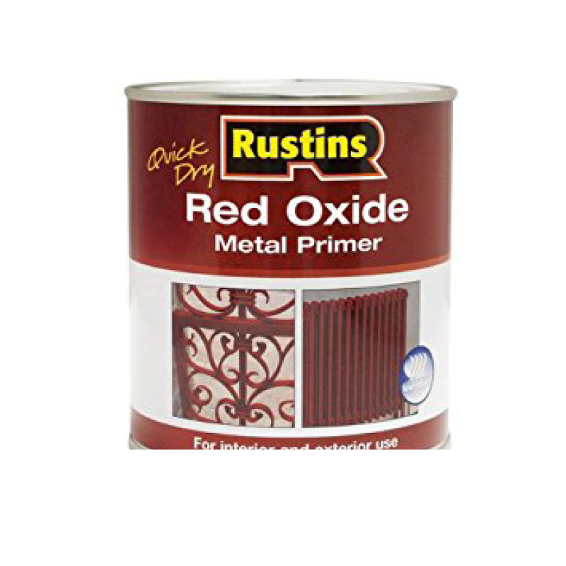 5 Litre Red Oxide Primer - Quick Drying for Steel