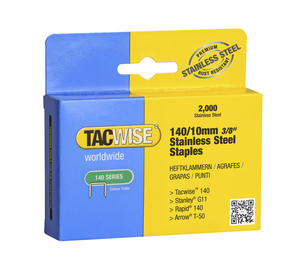 10mm Type 140 Stainless Steel Staples (Box of 2000)