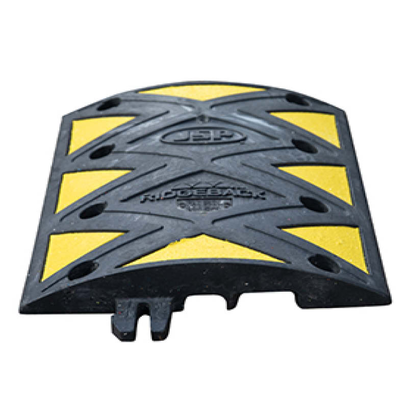 50cm JSP Ridgeback 10mph Speed Ramp Middle Section - Yellow/Black